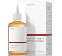 Tónico de ácido glicólico: 239.5 ml de ácido glicólico, 7% de tóner peeling, solución tonificante de ácido glicólico para la mayoría de los tipos de piel