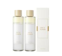 Tónico de Arroz para Piel Hidratada y Firme - Esencia Facial con Nutrientes que Refina y Fortalece la Barrera Cutánea, Fórmula Equilibrante y Suavizante para un Brillo Natural(2pcs)