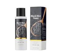 Tónico Facial Arroz Negro 130ml, Tónico Hidratante Arroz Negro Piel, Agua Facial Calmante, ArrozNegro Todo Tipo Piel, TónicoBrillo Natural, TónicoPiel Fresca Arroz - Loción Tónica Equilibrio