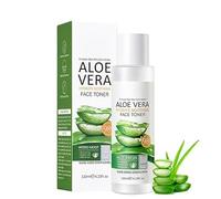Tónico facial con aloe vera, aloe vera hidratante, gel calmante de aloe, gel vera para seco, cara, cuerpo, limpieza facial suave para todos los tipos de piel