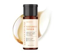 Tónico Facial con Vitamina C InstaNatural - Antiedad 100% Natural y Orgánico Tratamiento Facial Reductor de Poros y Calmante - Con Hamamelis, Aloe Vera y MSM - Nutre e Hidrata la Piel - 120 ml