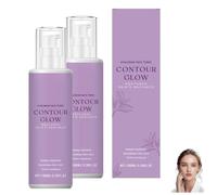 Tónico facial nutritivo con ácido hialurónico, tónico diario iluminador y suavizante para una piel sin arrugas, suave y luminosa, hidrata y restaura la luminosidad de la piel (2PCS)