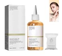 Tónico Glicólico,ácido Glicólico Suave,Aceite Facial Reparador Nutritivo,Piel Clara y Limpia,Aprieta los Poros y Aclara el Tono la Piel,Glycolic Acid 7% Toning Resurfacing Solution