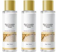 Tónico Hidratante de Ceramida de Arroz, Reparador de la Barrera y Tónico Facial de Hidratación Profunda, Refrescante, Unifica el Tono, Cuidado Equilibrante de la Piel, Para Mujeres y Hombres