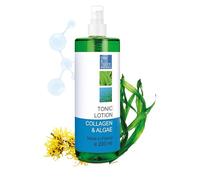 Tónico Piel Sensible - Loción Limpiadora con Colágeno, Algas, Aloe Vera, Acido hilaurónico - Loción Tónica Calmante Tonificante - Hidratante - Limpiador Facial - Reductor de poros - 200ml
