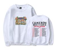 Tonidos Ca-meron Singer Whit-Comb I've Got Options Tour Merch Sudadera Mujer Hombre Casual Cuello Redondo Manga Larga Jersey Ropa XXS-4XL-White||m