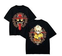Tonidos Camiseta Hellsing Anime Imprimir Manga Corta Oversized Harajuku Camiseta De Cuello Redondo Casual Cosplay Y2k Tops De Verano para Mujeres Hombres XS-3XL-Black||XX_l