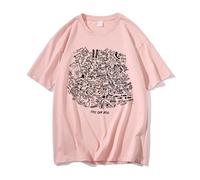 Tonidos Camiseta M-AC Singer De-Marco Estampada De Manga Corta Hip Hop Harajuku Tops De Verano Camiseta De Cuello Redondo para Hombre Y Mujer XXS-4XL-Pink||XX_l