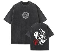 Tonidos Camiseta Oversized Harajuku Camiseta De Cuello Redondo Anime Hellsing Impresión Manga Corta Casual Cosplay Y2k Tops De Verano para Mujeres Hombres XS-3XL-Style 4||XX_l