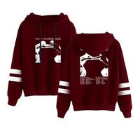 Tonidos Hoodie Hombres Mujeres Mal-Colm Cantante To-DD Tour Hip Hop Deportes Sudadera Pareja Oversize Casual Manga Larga Pullover XXS-4XL-Red||x_s