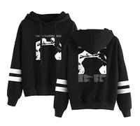 Tonidos Hoodie Hombres Mujeres Mal-Colm Cantante To-DD Tour Hip Hop Deportes Sudadera Pareja Oversize Casual Manga Larga Pullover XXS-4XL-Black||3X_l