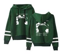 Tonidos Hoodie Hombres Mujeres Mal-Colm Cantante To-DD Tour Hip Hop Deportes Sudadera Pareja Oversize Casual Manga Larga Pullover XXS-4XL-Green||x_l