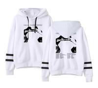 Tonidos Hoodie Hombres Mujeres Mal-Colm Cantante To-DD Tour Hip Hop Deportes Sudadera Pareja Oversize Casual Manga Larga Pullover XXS-4XL-White||x_l