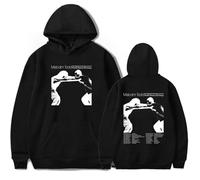 Tonidos Hoodie Mal-Colm Cantante To-DD Tour Impreso Sudaderas De Manga Larga Unisex Moda Casual Otoño Sudadera con Capucha XS-3XL-Black||x_l