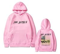 Tonidos Sudadera con Capucha Unisex M-AC Singer De-Marco Vintage Hip Hop Pullover Hoodie Oversized De Manga Larga para Mujer Y Hombre XXS-4XL-Pink||s