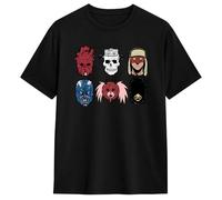 Tonidos T-Shirt Mujeres Hombres Anime Dorohedoro Imprimir Manga Corta Casual Oversized Harajuku Camiseta De Cuello Redondo Cosplay Summer Tops XS-3XL-Black||x_l