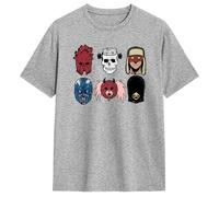 Tonidos T-Shirt Mujeres Hombres Anime Dorohedoro Imprimir Manga Corta Casual Oversized Harajuku Camiseta De Cuello Redondo Cosplay Summer Tops XS-3XL-Grey||x_s