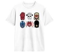 Tonidos T-Shirt Mujeres Hombres Anime Dorohedoro Imprimir Manga Corta Casual Oversized Harajuku Camiseta De Cuello Redondo Cosplay Summer Tops XS-3XL-White||3X_l