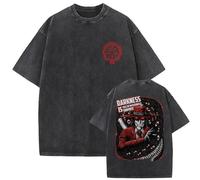 Tonidos Tshirt Anime Hellsing Impreso Manga Corta Hip Hop Harajuku Oversized Summer Tops Camiseta De Cuello Redondo para Hombres Mujeres XS-3XL-Style 6||s