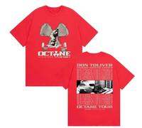 Tonidos Tshirt Don Toliver Tour Impreso Manga Corta Hip Hop Harajuku Tops De Verano Cuello Tripulación Camiseta para Hombres Mujeres XXS-4XL-Red||4X_l