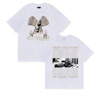 Tonidos Tshirt Don Toliver Tour Impreso Manga Corta Hip Hop Harajuku Tops De Verano Cuello Tripulación Camiseta para Hombres Mujeres XXS-4XL-White||m