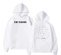 Tonidos Unisex Sudadera con Capucha Don Toliver Octane Tour Impreso Hoodie Deportivo De Manga Larga De Gran Tamaño para Hombres Mujeres XXS-4XL-White||3X_l