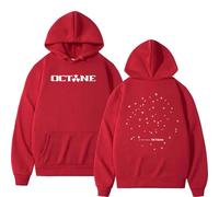 Tonidos Unisex Sudadera con Capucha Don Toliver Octane Tour Impreso Hoodie Deportivo De Manga Larga De Gran Tamaño para Hombres Mujeres XXS-4XL-Red||XX_l