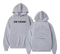 Tonidos Unisex Sudadera con Capucha Don Toliver Octane Tour Impreso Hoodie Deportivo De Manga Larga De Gran Tamaño para Hombres Mujeres XXS-4XL-Grey||3X_l