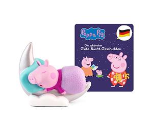tonies Figura de audición para Caja Toniebox, Peppa Pig - Buenas Noches, Juego de Audio para niños a Partir de 3 años, Tiempo de reproducción de 41 Minutos Aprox