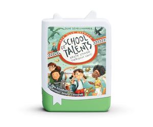 tonies Figura de audición para Toniebox, Book, School of Talents Bd.1 Primera hora: Animales ruidosos, juego de audio para niños a partir de 8 años, tiempo de juego aprox. 173 minutos