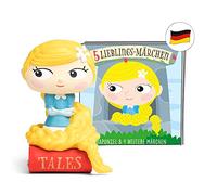 tonies Figuras auditivas - 5 Figuras de Cuentos Favoritos: Rapunzel, El príncipe Rana, Hansel y Gretel, El Lobo y Las 7 cabritillas - para Caja Toniebox, 43 min, en alemán