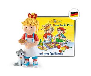 tonies Figuras de Sonido para Caja Toniebox, Conni - Conni hornea Pizza/Conni aprende a Andar en Bicicleta, Juego de Escuchar para niños a Partir de 3 años, Tiempo de Juego Aprox. 40 Minutos