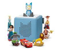 tonies Paquete de Disney Ultimate, 1 creativo y 7 tonies - Frozen, Encanto, Baloo, Aladdin, Simba, Cars & Toy Story, azul