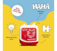 tonies Podcast de hoy para niños, diversión diaria, bromas, hechos y desafíos, nuevo contenido todos los días, para mayores de 4 años para uso con Toniebox