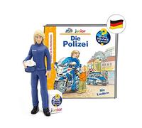 tonies ¿por qué? ¿Por qué? Junior - La policía, Juego de Audio con Canciones para niños a Partir de 3 años, Tiempo de reproducción de 32 Minutos Aprox