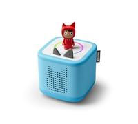 Tonies Toniebox 2 Caja de historia para niños, música y juegos, 1 a 9 años, escucha, aprende, mejilla, resistente y fácil de usar, 1 figura de Rubia, azul cielo