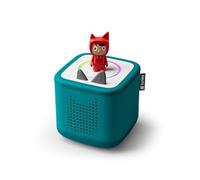 Tonies Toniebox 2 Caja de historia para niños, música y juegos, 1 a 9 años, escucha, aprende, mejilla, resistente y fácil de usar, 1 figura de Rubia, verde océano