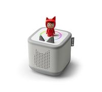 Tonies Toniebox 2 Caja de historia para niños, música y juegos, 1 a 9 años, escucha, aprende, mejilla, resistente y fácil de usar, 1 figura rubia, gris luna