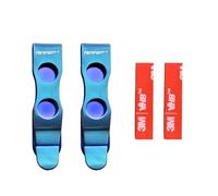 TONIFE Clip Multiusos Clip de Bolsillo montable para Smartphones, fijado con Adhesivo 3M VHB, Acero Inoxidable, Pack 2 (Titanio Azul x2)