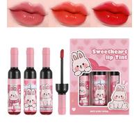 Tonificada en forma de botella de vino, 3 unidades para viajes diarios, fiestas, bodas, citas, labios completos, relleno, sombra de ojos a prueba de sudor, accesorios de belleza duraderos