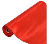 TONIFUL 25,4 cm x 9,1 m, cinta de raso rojo, cinta de Navidad extra ancha para exteriores, ceremonia de corte de cinta, cinta de apertura grande, camino de mesa, paquete de regalo, decoración de boda