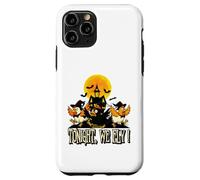 Tonight We Fly Funny Chicken Witches Halloween Humor Carcasa para iPhone 11 Pro