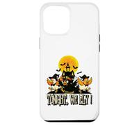 Tonight We Fly Funny Chicken Witches Halloween Humor Carcasa para iPhone 12 Pro MAX