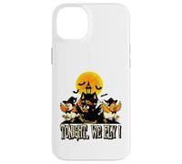 Tonight We Fly Funny Chicken Witches Halloween Humor Carcasa para iPhone 14 Plus