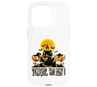 Tonight We Fly Funny Chicken Witches Halloween Humor Carcasa para iPhone 15 Pro