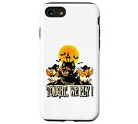 Tonight We Fly Funny Chicken Witches Halloween Humor Carcasa para iPhone SE (2020) / 7/8