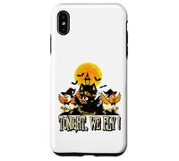 Tonight We Fly Funny Chicken Witches Halloween Humor Carcasa para iPhone XS MAX