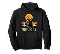 Tonight We Fly Funny Chicken Witches Halloween Humor Sudadera con Capucha