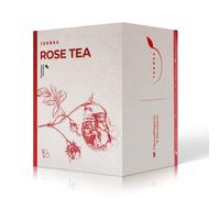 Tonika Tea - Té de rosas | Damascena de rosa búlgara | Natural, sin cafeína, 25 bolsitas de té