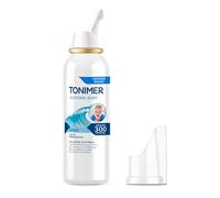 Tonimer - Baby Spray Nasal Isotónico, Limpieza Diaria y Comodidad, Agua de Mar Estéril para Recién Nacidos y Niños, Boquilla con Tope de Seguridad, Sin Conservantes - 300 mOsm/kg- 100 ml